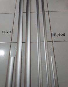 Capping dan cove aluminium