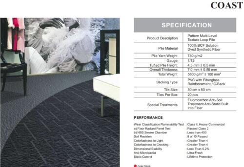 Karpet Tile Durafloor Coast