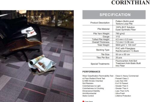 Karpet Tile Durafloor Corinthian