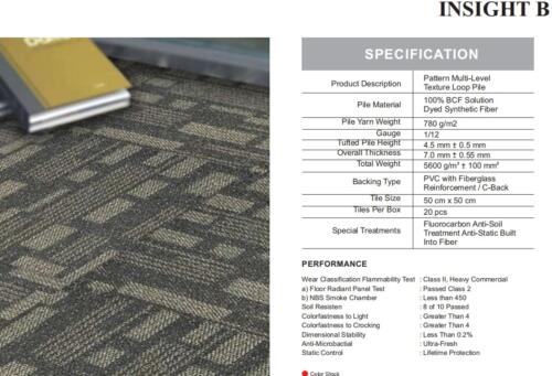 Karpet Tile Durafloor Insight B