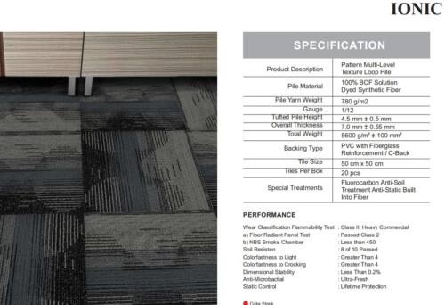 Karpet Tile Durafloor Ionic