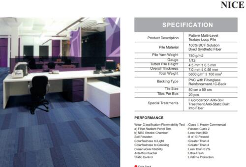 Karpet Tile Durafloor Nice