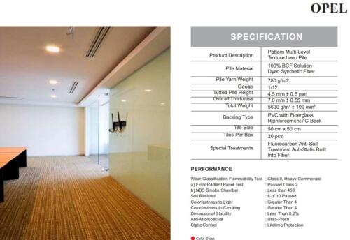 Karpet Tile Durafloor Opel