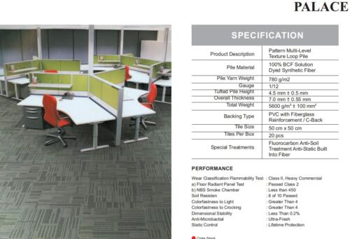 Karpet Tile Durafloor Palace