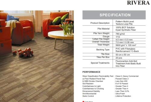 Karpet Tile Durafloor Rivera