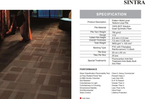 Karpet Tile Durafloor Sintra