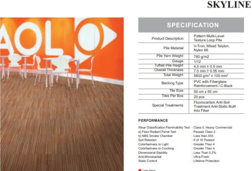 Karpet Tile Durafloor Skyline