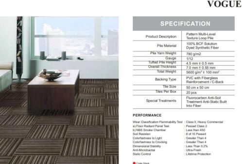 Karpet Tile Durafloor Vogue
