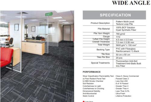 Karpet Tile Durafloor Wide Angel
