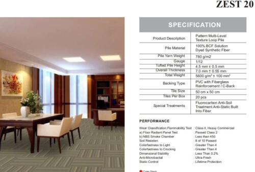 Karpet Tile Durafloor Zest 20