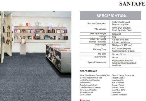 Karpet Tile Durafloor Santafe